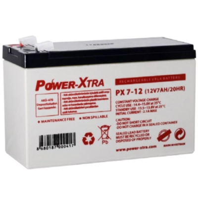 Батарея до ДБЖ Power-Xtra 12V 7Ah (28W) (PX7-12)