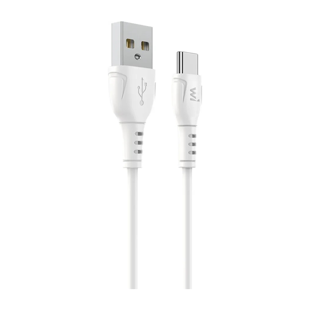 Дата кабель USB 2.0 AM to USB-C 1.0m PVC white Wibrand (WI.DC/BO1W-UC) Дата кабель USB 2.0 AM to USB-C 1.0m PVC white Wibrand (WI.DC/BO1W-UC)
