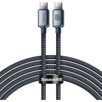 Дата кабель USB-C to USB-C 2.0m 100W black Baseus (CAJY000701)