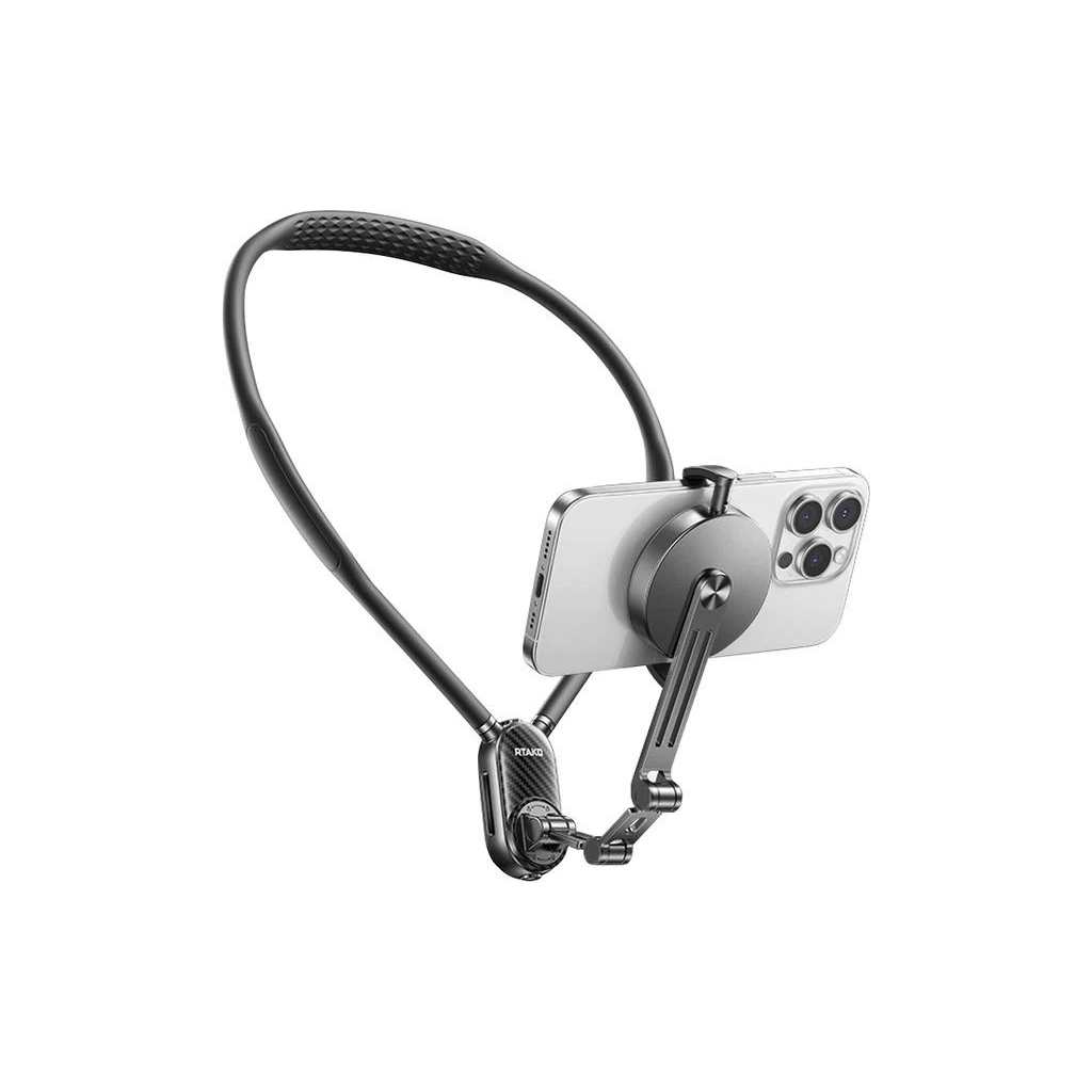 Тримач для смартфонів RTAKO NH01-M MagSafe Magnetic Neck-Mounted Phone Holder Black (6942063227786) Тримач для смартфонів RTAKO NH01-M MagSafe Magnetic Neck-Mounted Phone Holder Black (6942063227786)