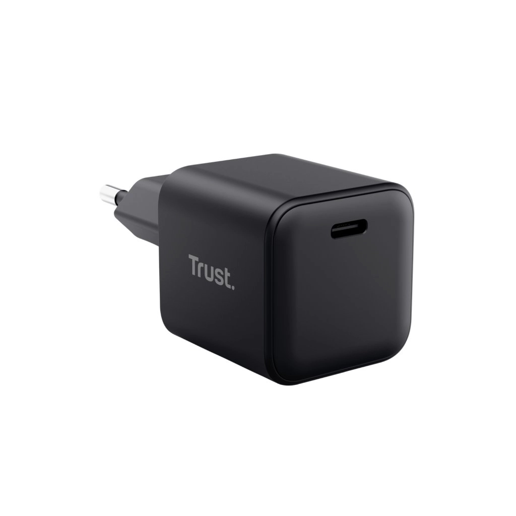 Зарядний пристрій Trust USB-C PD65W GaN PPS black (26046_TRUST)