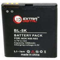 Акумуляторна батарея Extradigital Nokia BL-5K (1000 mAh) (DV00DV6035)