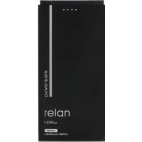 Батарея універсальна Remax Relan 10000mAh 2USB-2A with 2in1 black (RPP-65-BLACK)