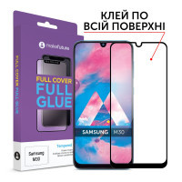 Скло захисне MakeFuture Samsung M30 Full Cover Full Glue (MGF-SM30)