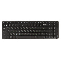 Laptop keyboard PowerPlant ASUS K50,K60,F52 black, black (old design) (KB311705)