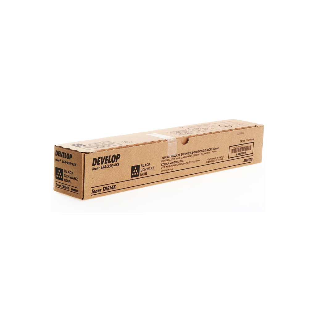 Тонер-картридж Develop TN-514K black, для ineo+ 658 558 458 (A9E81D0/A9E81DC)