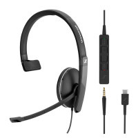 Навушники Sennheiser SC 135 USB-C / 3.5mm Mono (508355)