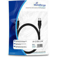 Дата кабель USB 2.0 AM/AF 1.8m Mediarange (MRCS154)