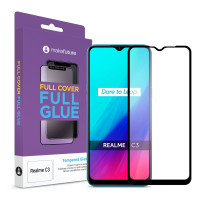 Скло захисне MakeFuture Realme C3 Full Cover Full Glue (MGF-RC3)