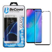 Скло захисне BeCover 3D Curved Edge Huawei P30 Pro Black (703672)