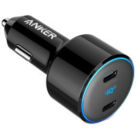 Зарядний пристрій Anker PowerDrive+ III Duo - 30W PD + 18W USB-C (Black) (A2725H11)