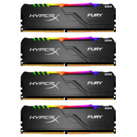 Модуль пам'яті для комп'ютера DDR4 32GB (4x8GB) 3600 MHz HyperX Fury RGB Kingston Fury (ex.HyperX) (HX436C17FB3AK4/32)
