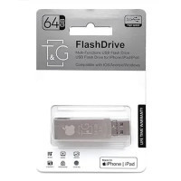 USB флеш накопичувач T&G 64GB 007 Metal Series USB 3.0/Lightning (TG007IOS-64G3)