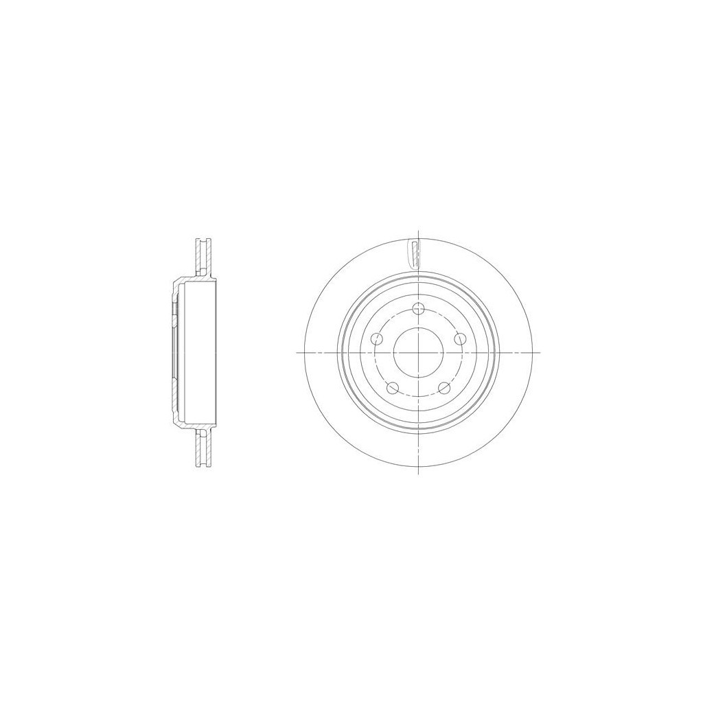 Гальмівний диск REMSA 61513.10