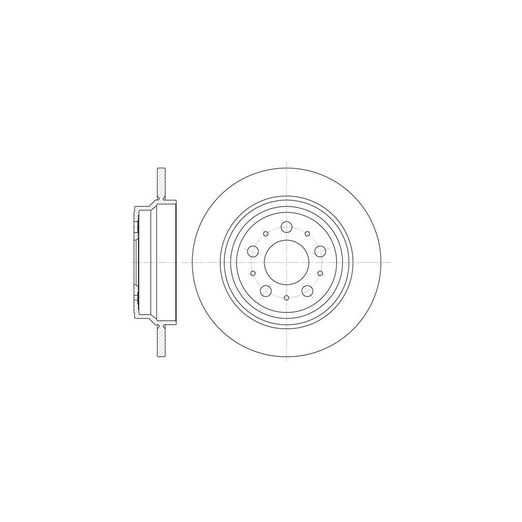 Гальмівний диск REMSA 6620.00