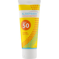 Засіб від засмаги Корвет Фарма Клірвин крем SPF-50 60 г (4607069271066)