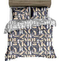 Bedding MirSon Beige Premium 17-0011 Fausta 143x210 (2200001383371)