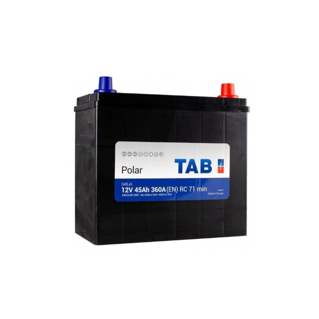 Акумулятор автомобільний TAB 45 Ah/12V Polar S (246 845)