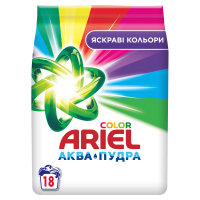 Washing powder Ariel Aqua Powder Color 2.7 kg (8006540536735)