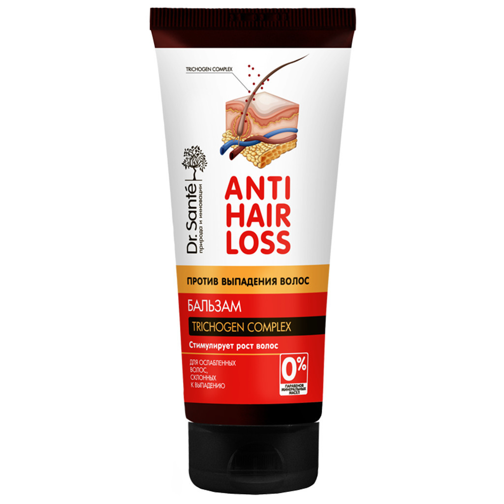 Кондиціонер для волосся Dr. Sante Anti Hair Loss для послабленого і схильного до випадіння волосся 200 мл (4823015936616)
