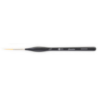 Santi Sensation synthetic paint brush, short curved handle, liner, #3/0 (310759)