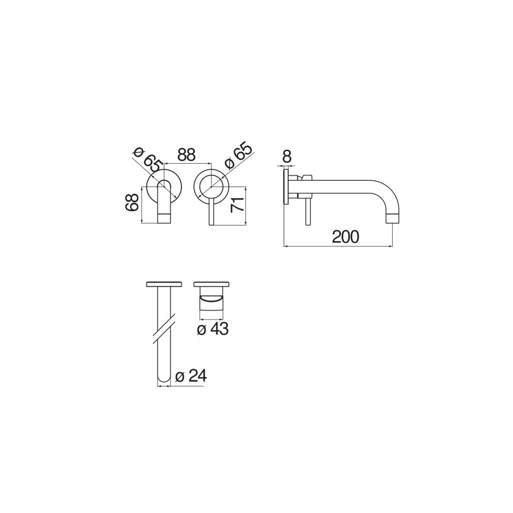 Змішувач NOBILI LV00199/1BM Змішувач NOBILI LV00199/1BM