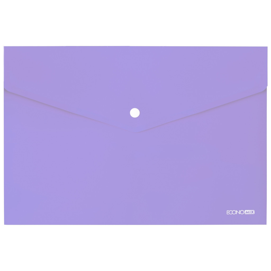 Папка - конверт Economix А4 180 мкм, непрозора лавандова (E31301-88)