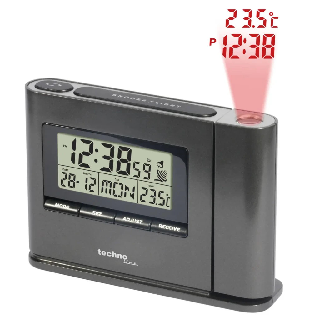 Настільний годинник Technoline WT519 проекційний Anthracite (DAS301811)
