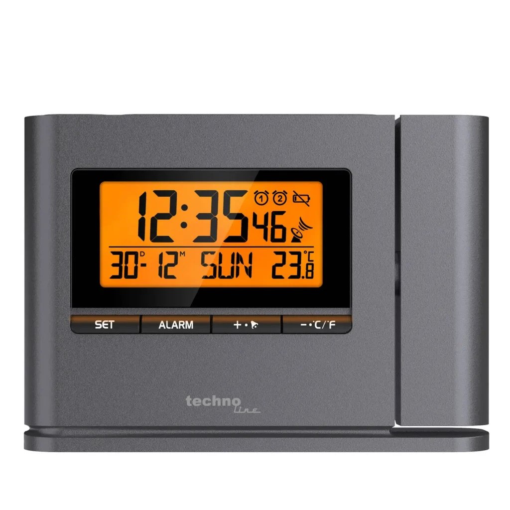 Настільний годинник Technoline WT519 проекційний Anthracite (DAS301811)