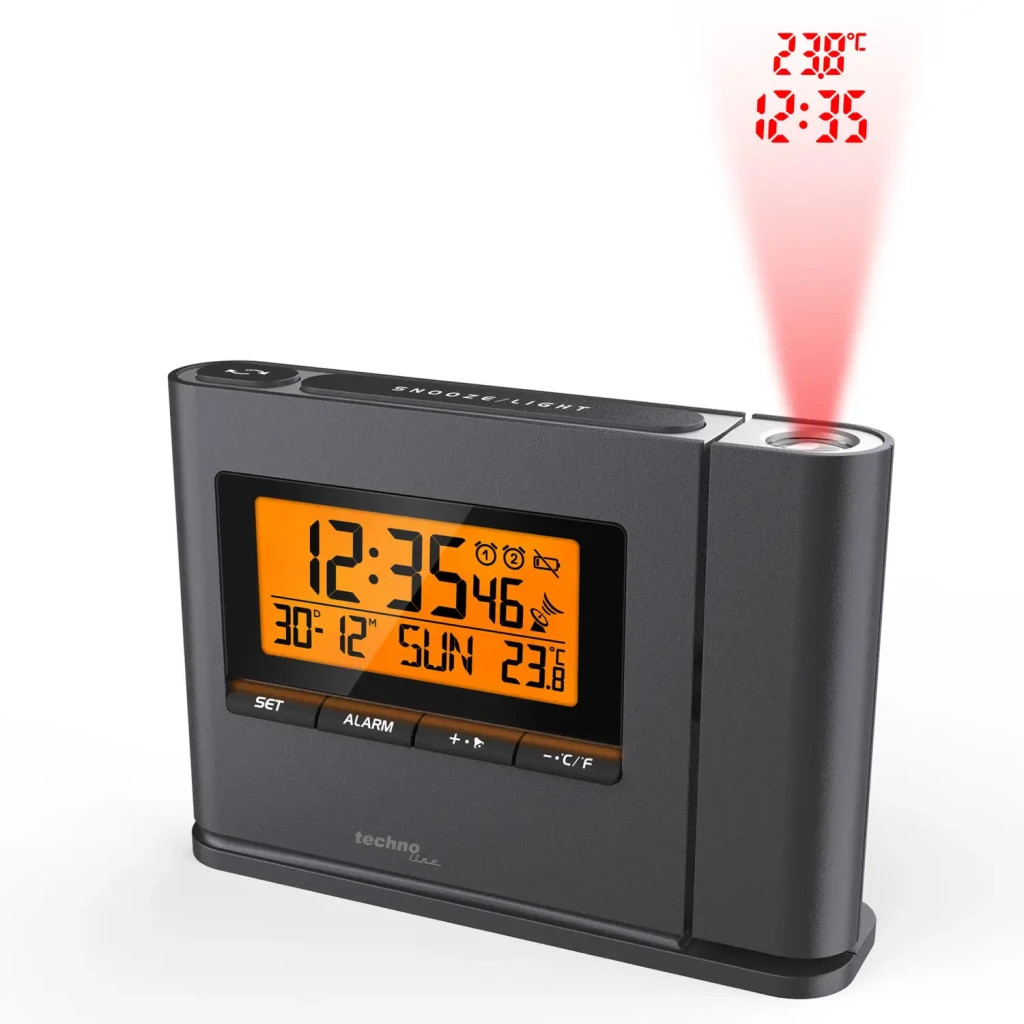 Настільний годинник Technoline WT519 проекційний Anthracite (DAS301811)