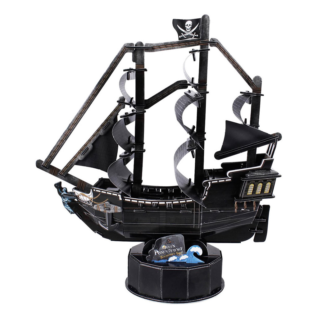 Пазл Cubic Fun Тривимірна головоломка-конструктор Корабель Помста королеви Анни (T4035h) Пазл Cubic Fun Тривимірна головоломка-конструктор Корабель Помста королеви Анни (T4035h)