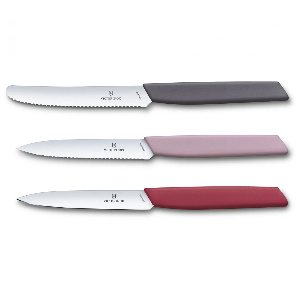 Набір ножів Victorinox Swiss Modern Paring Set 3 шт Flower (6.9096.3L2)