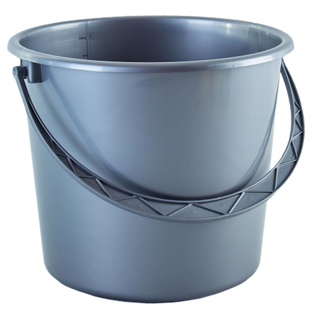 Відро господарське Алеана Сіре 10 л (алн 122010/сірий)