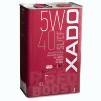 Моторна олива Xado Atomic Oil 5W-40 SL/CF RED BOOST 4л (XA 26206)