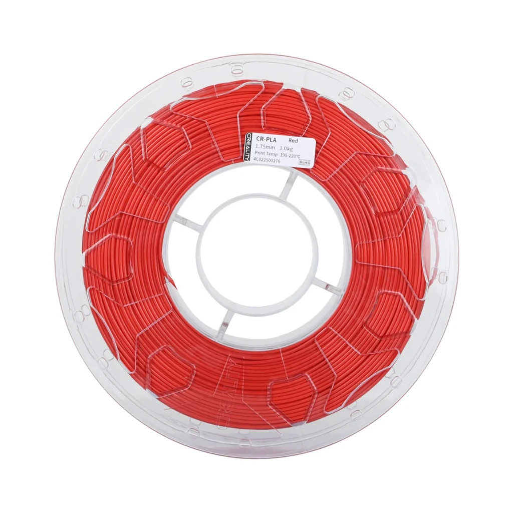 Пластик для 3D-принтера Creality PLA 1кг, 1.75мм, red (3301010062) Пластик для 3D-принтера Creality PLA 1кг, 1.75мм, red (3301010062)