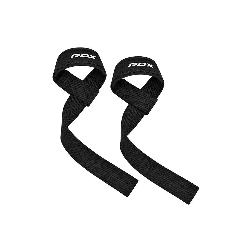 Кистьові лямки RDX W1 Gym Single Strap Black Plus (WAN-W1B+)