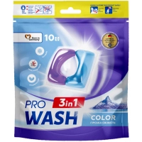 Капсули для прання Pro Wash Color Гірська свіжість 10 шт. (4823128002277)