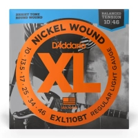 Струни для гітари D'Addario XL Nickel Wound Regular Light Balanced Tension (10-46) (EXL110BT)