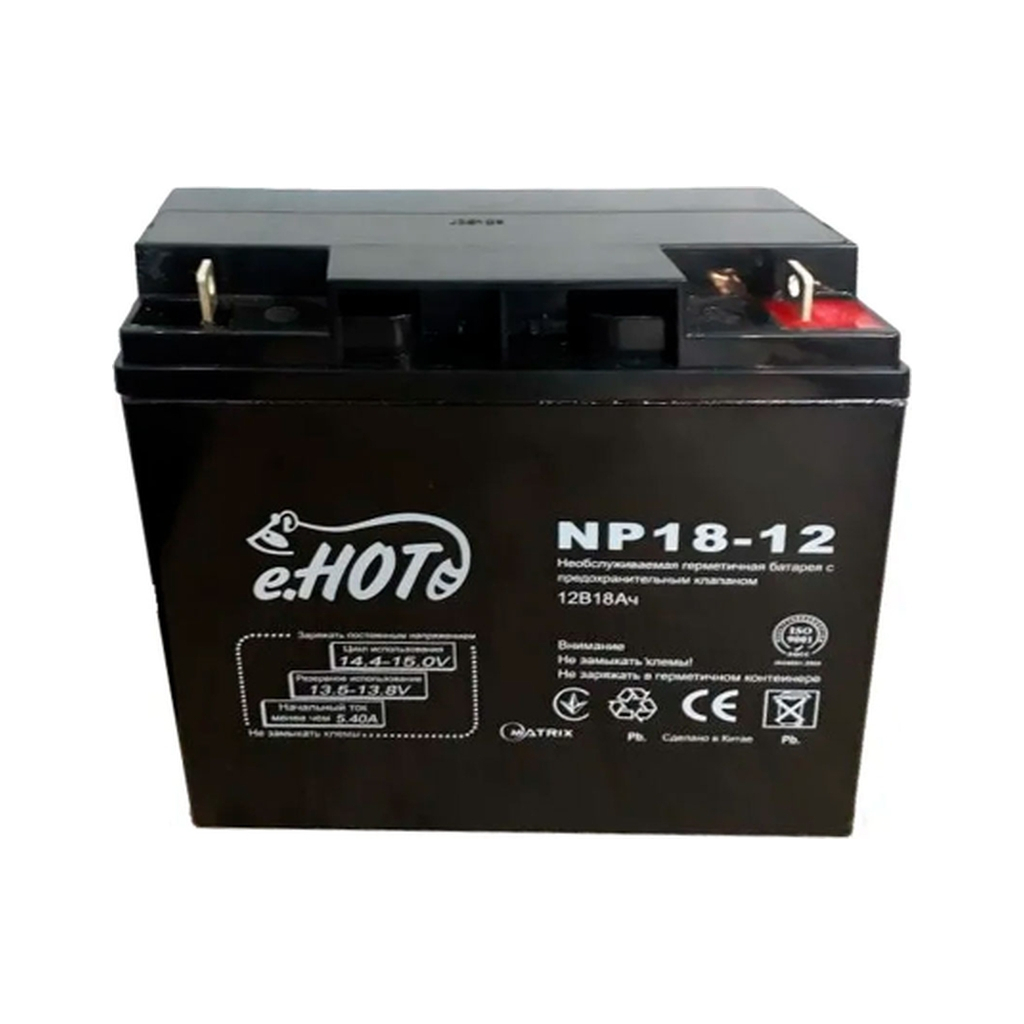 Батарея до ДБЖ Enot 12V 18Ah (NP18-12) Батарея до ДБЖ Enot 12V 18Ah (NP18-12)