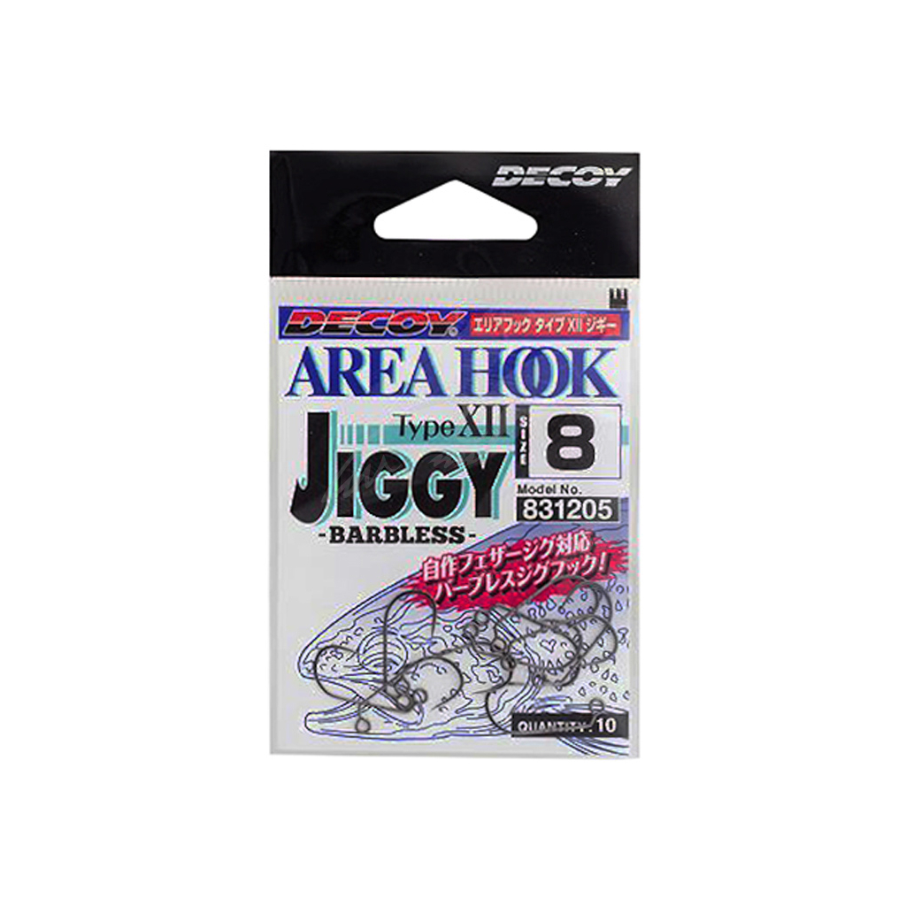 Гачок Decoy AH-12 Area Hook Jiggy 04 (10 шт/уп) (1562.08.76)