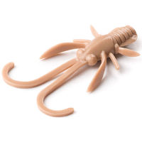 Fishing silicone FishUP Baffi Fly 1.5" 104 - Coffee Milk, cheese taste (10pcs/pack) (1864.02.51)