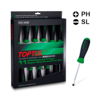 Set of screwdrivers Toptul 11 pcs. (GAAE1101)