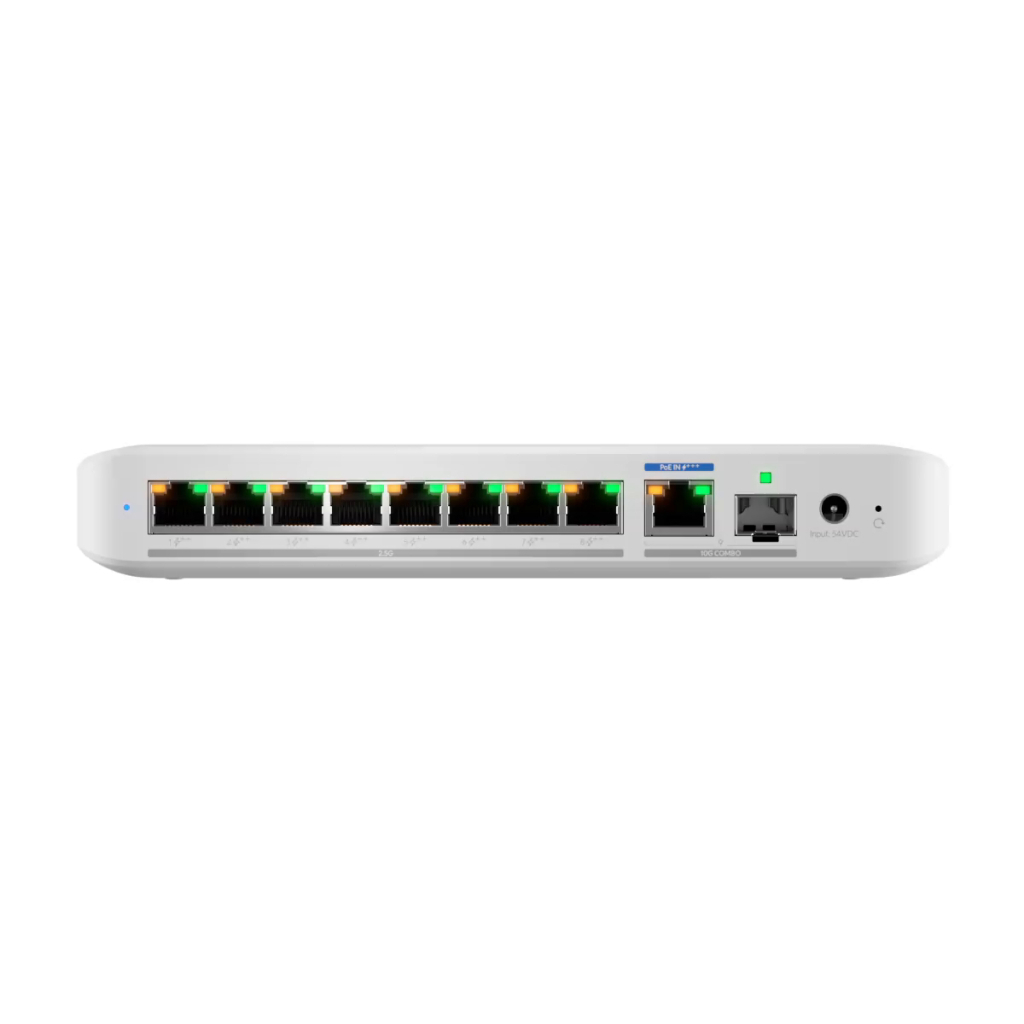 Комутатор мережевий Ubiquiti USW-Flex-2.5G-8-PoE Комутатор мережевий Ubiquiti USW-Flex-2.5G-8-PoE
