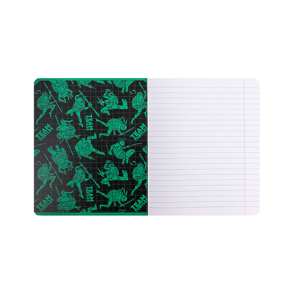 Зошит Kite Ninja Turtles, 18 аркушів, лінія (NT24-237)