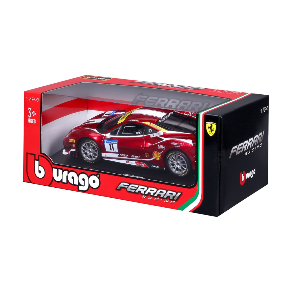 Машина Bburago Ferrari 488 Challenge (124) (18-26308)