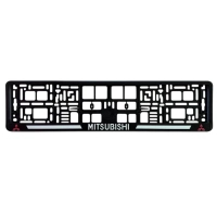 Poputchik Mitsubishi license plate frame (24-112-IS)
