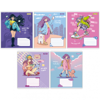 Notebook September 1 Anime girl A5 12 sheets lined (767215)