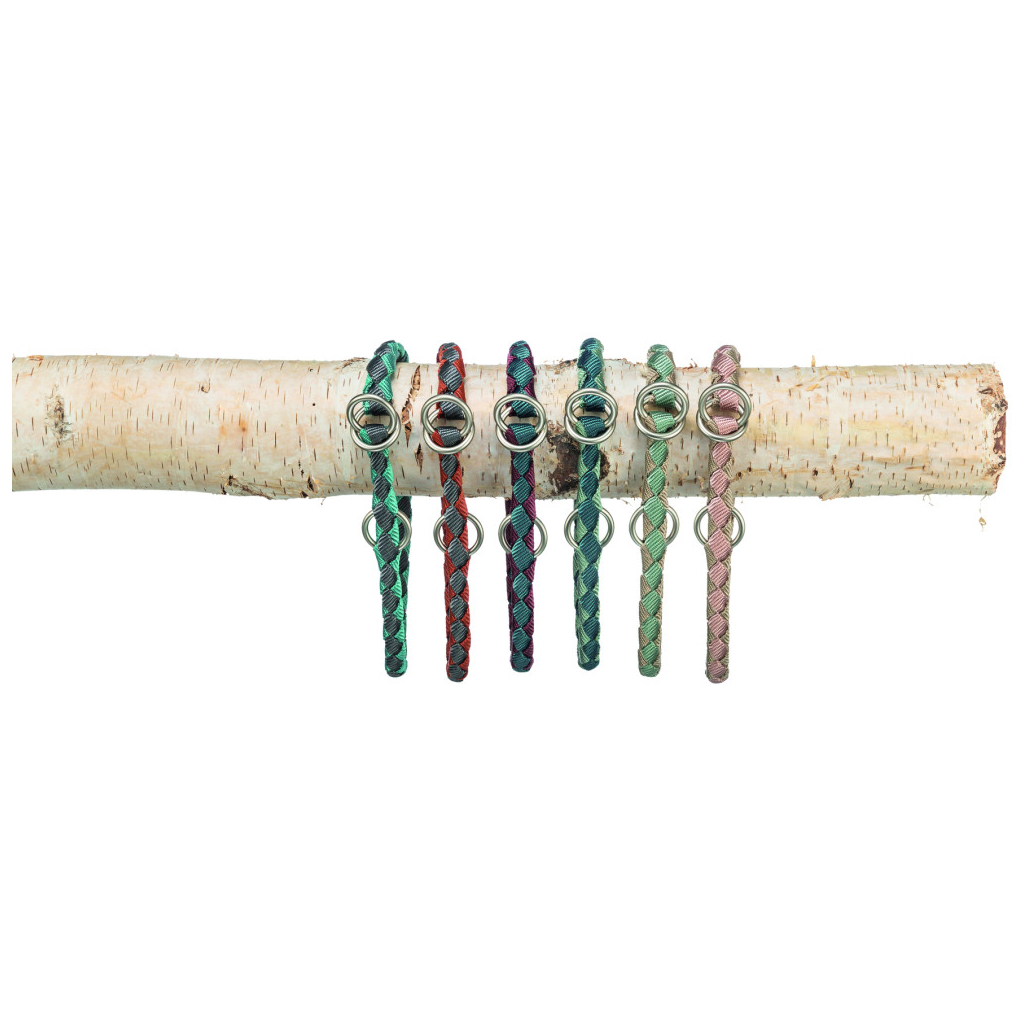 Нашийник для тварин Trixie Cavo напівзашморг M–L 43–51 см d 18 мм рижо-графітовий (4053032678255)