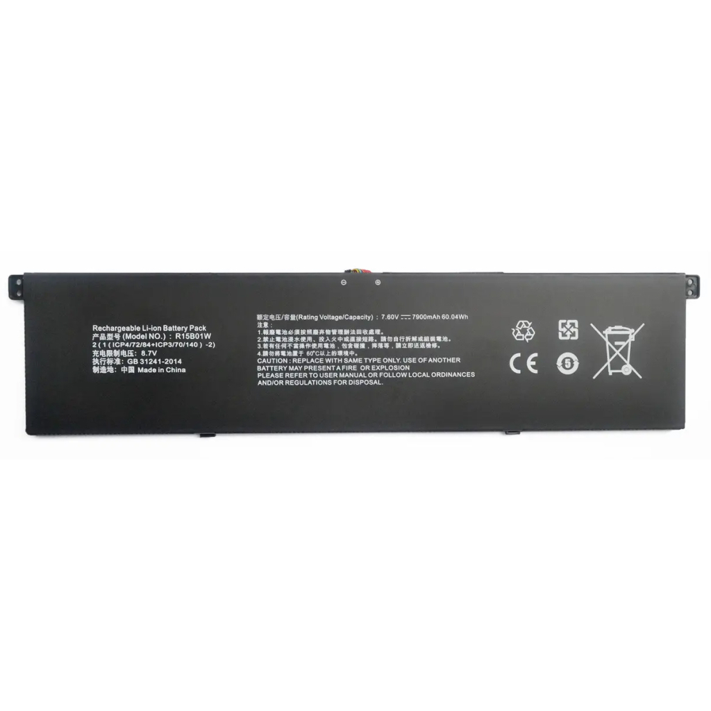 Акумулятор до ноутбука Xiaomi R15B01W (Mi Notebook Pro 15.6"), 7900mAh (60.04Wh),4cell, 7.6V, Li-ion AlSoft (A47776)
