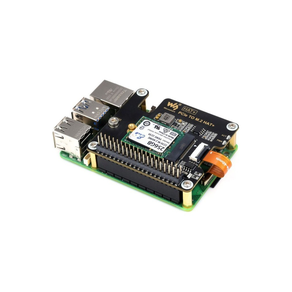Плата розширення для Мікро ПК Waveshare Плата розширення для Raspberry Pi 5 PCIe to M.2 (WAV-26583)